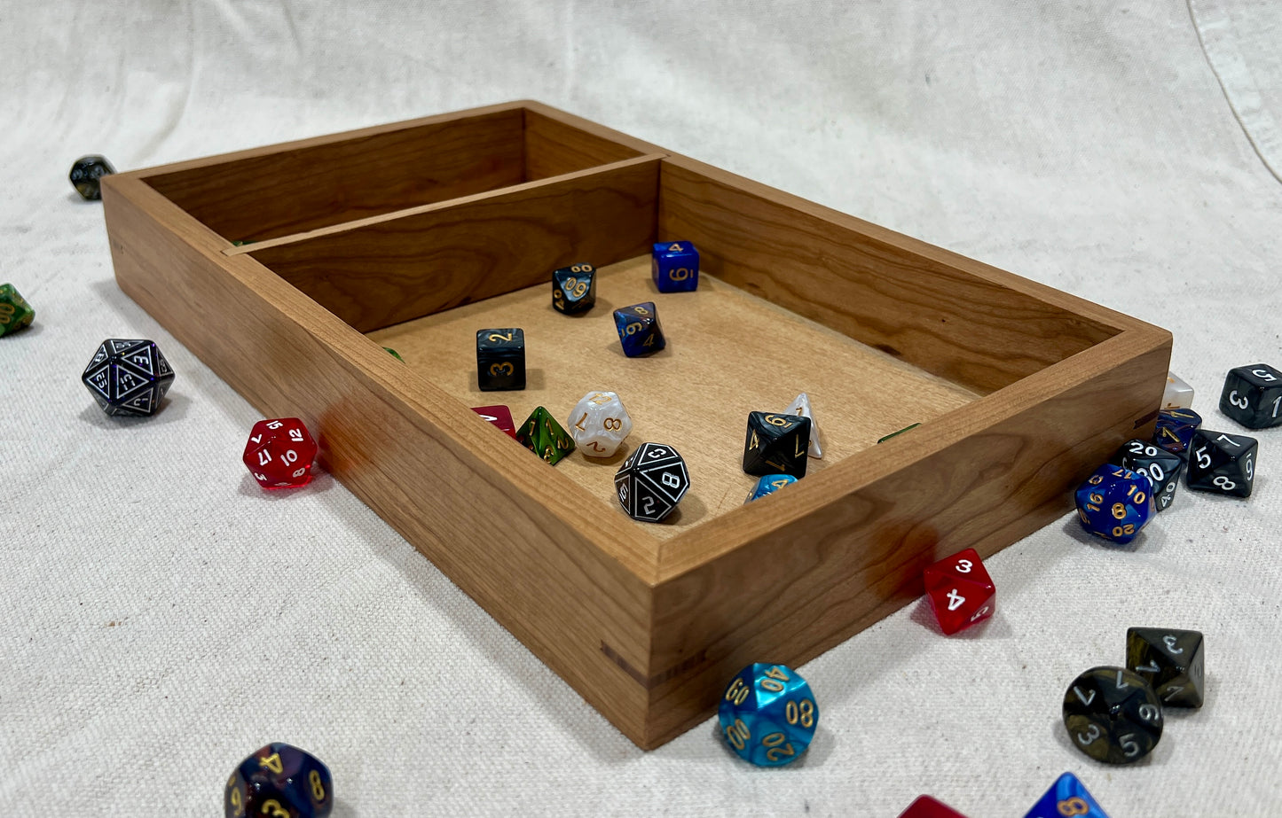 Rectangle Wood Dice Tray