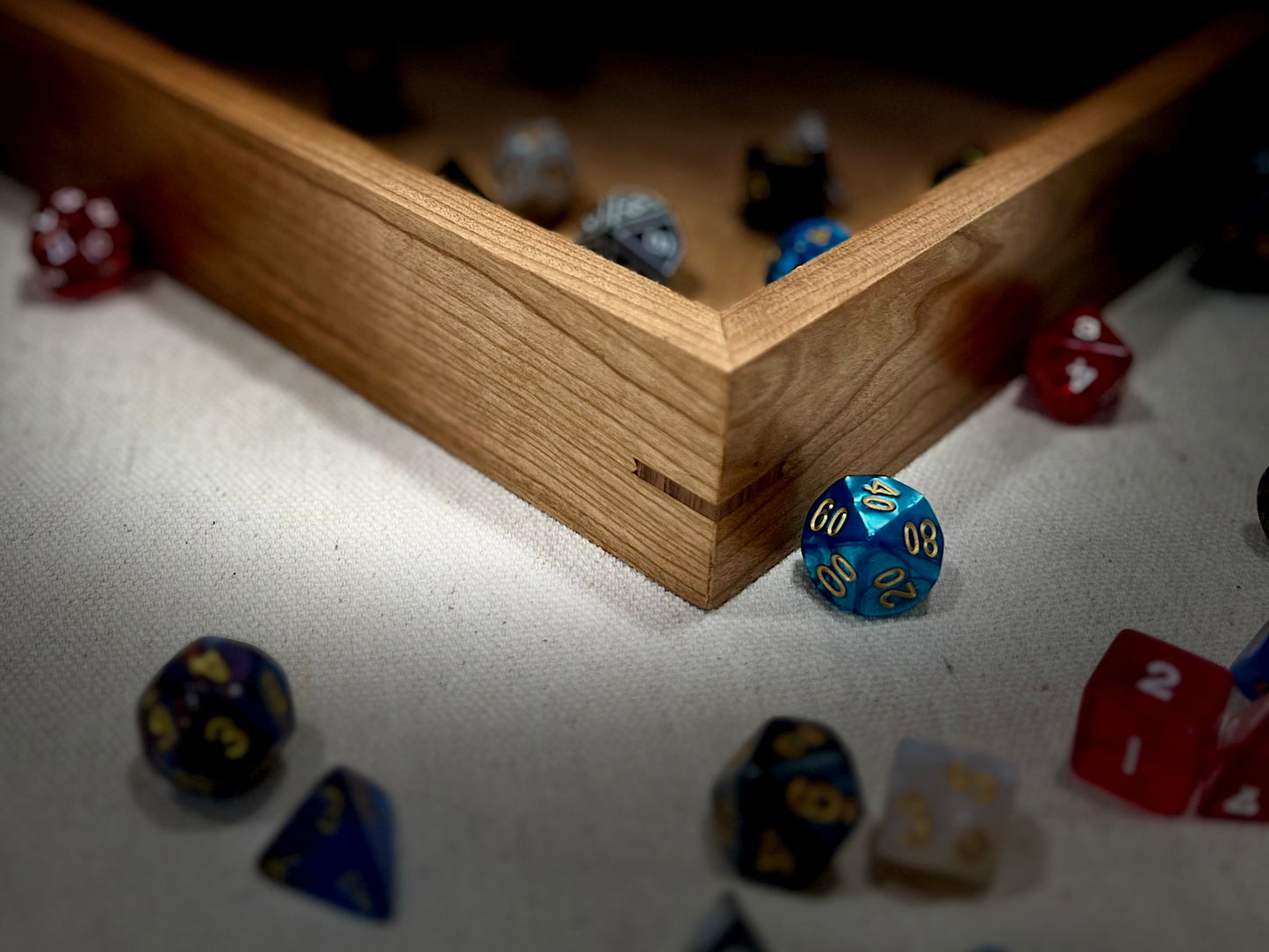 Rectangle Wood Dice Tray