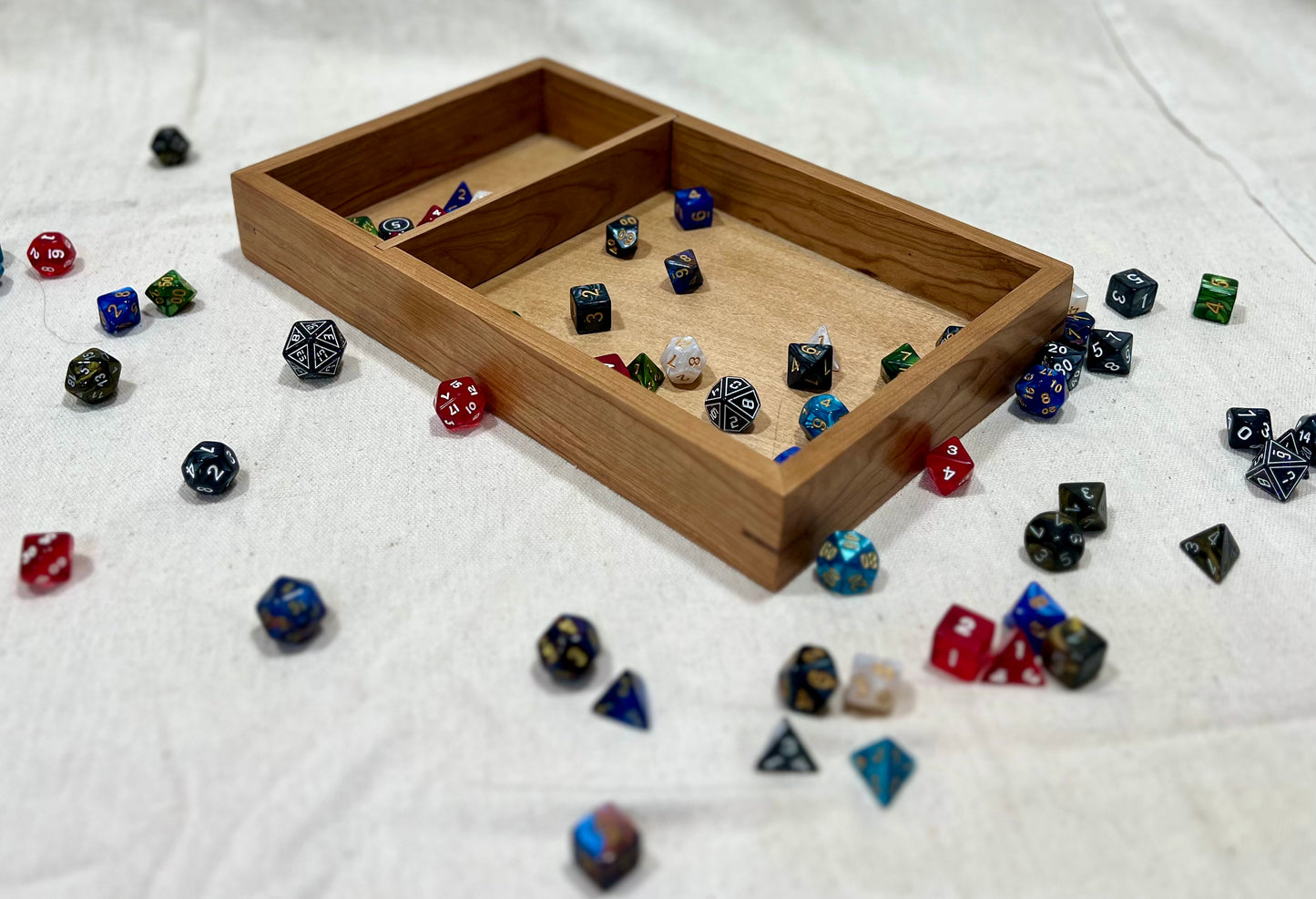 Rectangle Wood Dice Tray